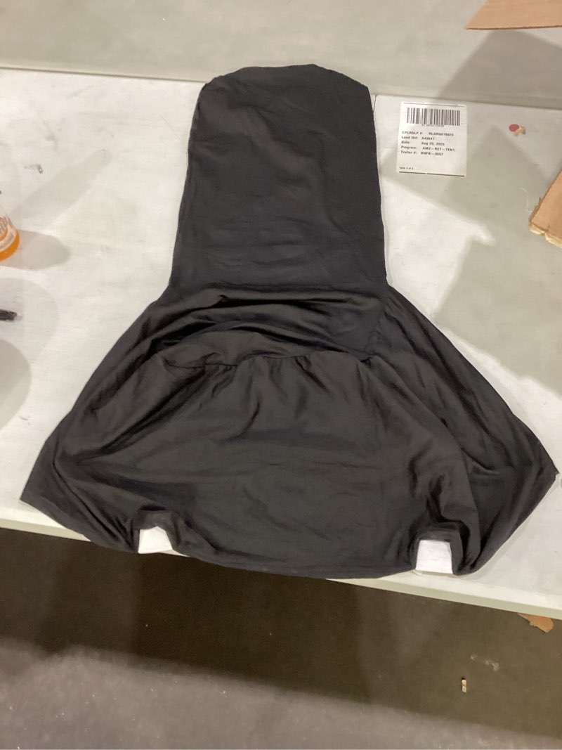 Black chair covers. Large amount 