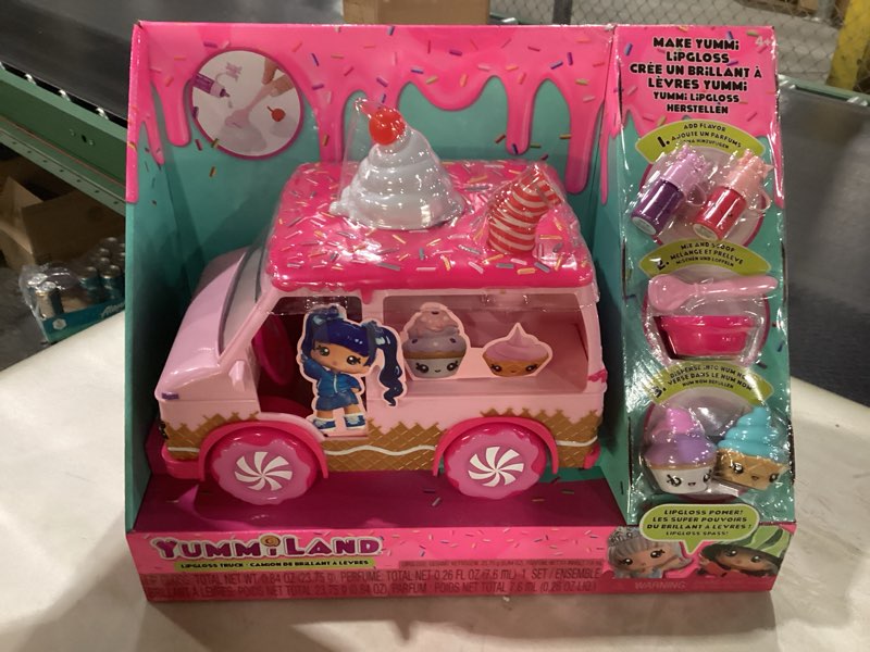 Condition photo showing New/Like New for Yummiland Lipgloss Truck with DIY Yummiland Lip Gloss Kit, Ages 4+