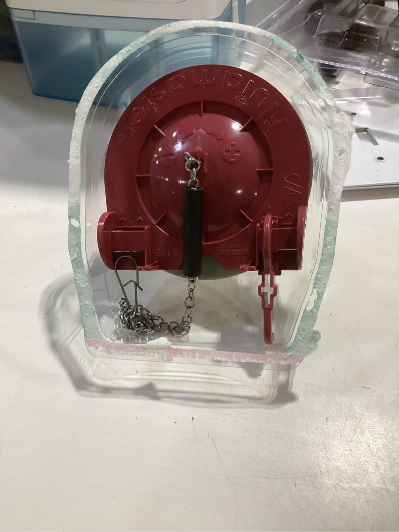 Condition photo showing As Is for fluidmaster plastic