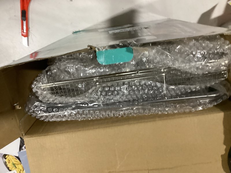 Condition photo showing As Is for Air Fry Basket for Oven, 25% Thicker, OPENICE 3 Set Oven Air Fryer Basket and Tray with Magnetic Cheat Sheet, Crisper Tray and Pan for Oven with Air Fry Option 18.7"×12.6" & 15.4"×11.0" & 13.4"×9.7"