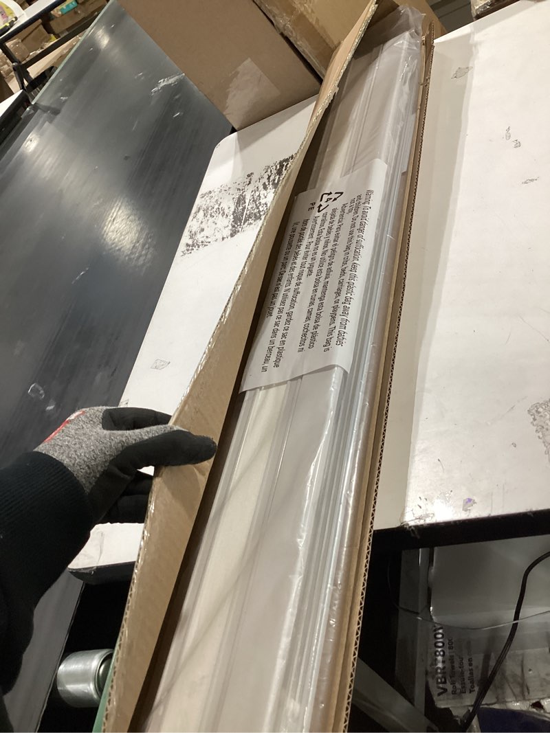 Condition photo showing New/Like New for lazblinds top down bottom up (tdbu) cordless cellular shades, light filtering honeycomb shades thermal insulation noise reduction blinds for windows, 40" w x 64" h, white white - light filtering 40" w x 64" h