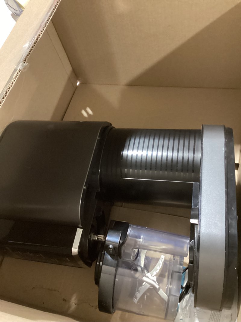 Condition photo showing As Is for ninja nc301 creami ice cream maker, for gelato, mix-ins, milkshakes, sorbet, smoothie bowls & more, 7 one-touch programs, with (2) pint containers & lids, compact size, perfect for kids, silver