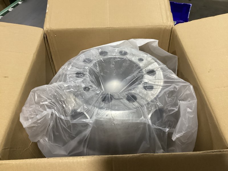 Condition photo showing Good Condition for cironbow 19.5" 10 lug 5 holes,wheel simulators,stainless steel,hubcap with bolt kit fit for ford raptor, 2005-2021 ford f450/f550,raptor 2wd trunk dually wheel cover set (304 stainless steel) 19.5inch