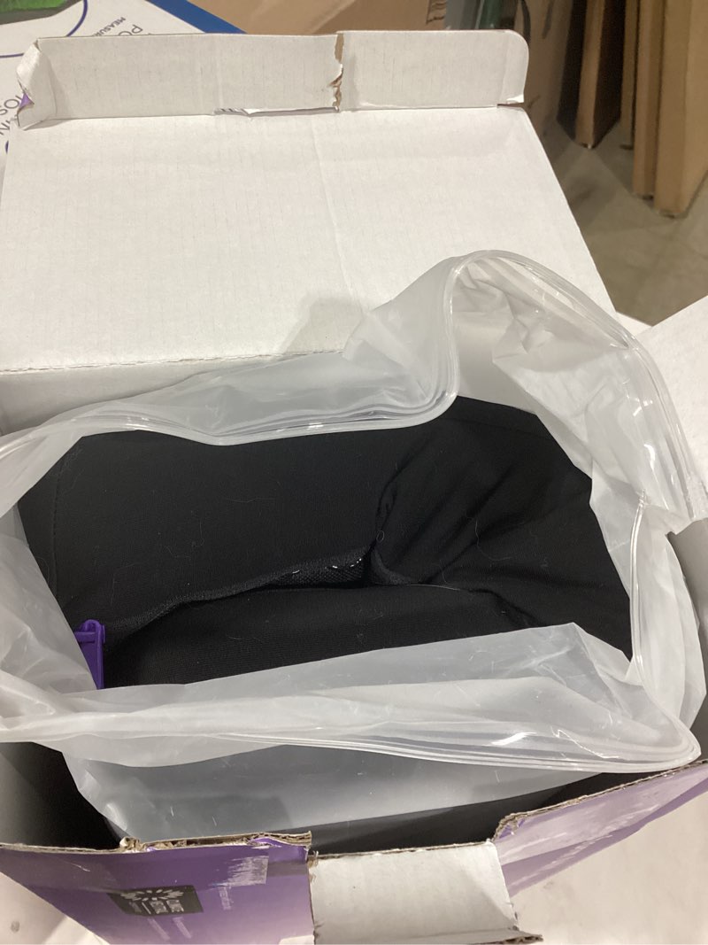 Condition photo showing As Is for cushion lab patented pressure relief seat cushion for long sitting hours on office & home chair - extra-dense memory foam for soft support. car pad for hip, tailbone, coccyx, sciatica - black