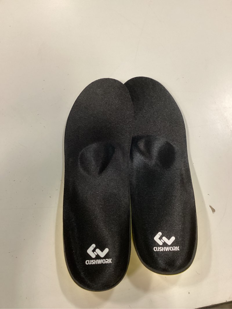 Condition photo showing As Is for metatarsalgia insoles for ball of foot pain,morton's neuroma,arch supports insoles,orthotic insoles,men women shoe insert for metatarsal,foot pain relief k(men's 14-14.5)--325mm mixed (black) shoe insoles