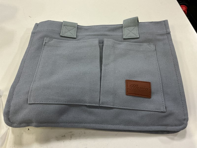 canvas tote bag for women travel crossbody work bag college book bag bible messenger purse bag gray