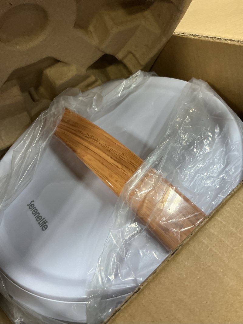 Condition photo showing Good Condition for SereneLife Counter Towel Warmer Bucket - with Customized Fragrance for Spa and Bathroom, Luxury Towel Heater, Auto Shut Off, Fits 1 Large Towel, Blanket, Bathrobe, PJs (Natural)