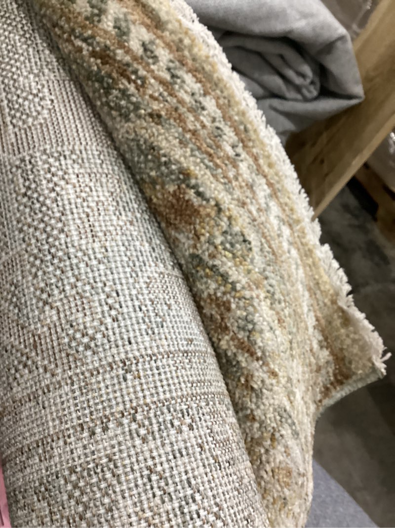Condition photo showing Good Condition for loloi magnolia home by joanna gaines junie collection jue-03 spice/multi 2'-7" x 10'-0", .38 pile height, runner rug spice / multi 2'7" x 10' (rectangular)