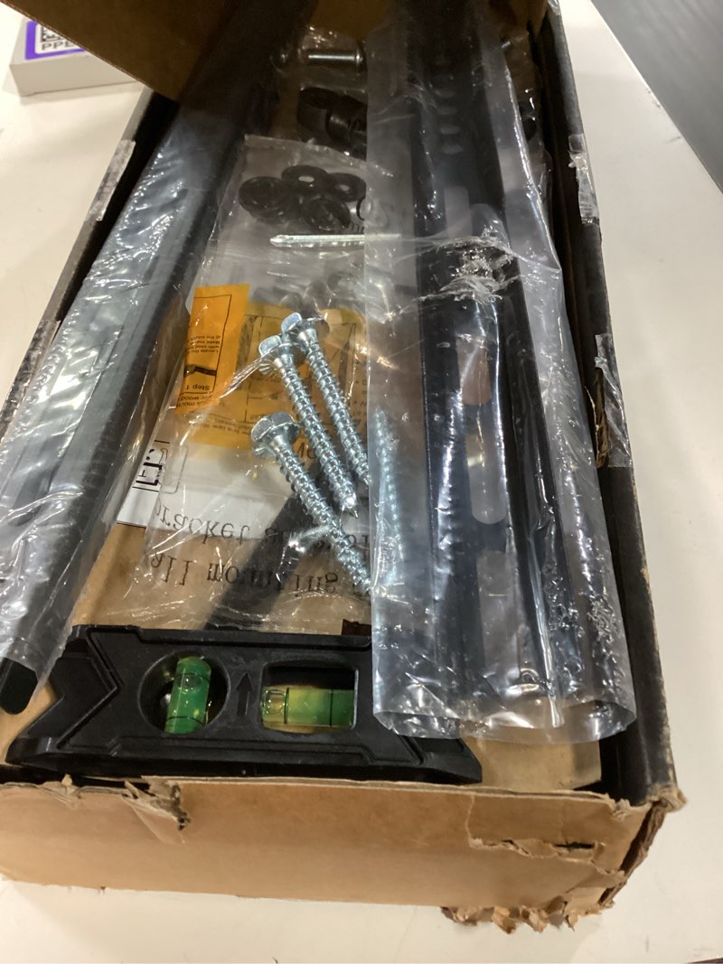 Condition photo showing New/Like New for usx mount full motion tv wall mount for most 32-70 inch tvs up to 99 lbs, wall mount bracket with dual articulating arms, swivel, tilt, max vesa 400x400mm, tv mount fits 12”/16” wood studs 32-70 inch, 99 lb