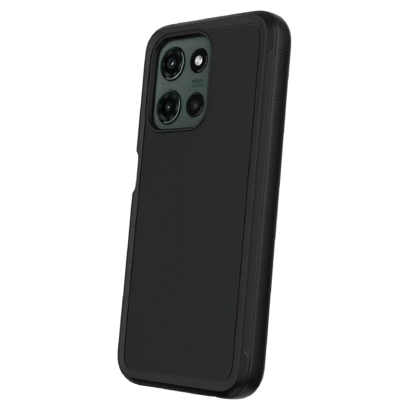 onn rugged phone case for motorola moto g (2025) - black