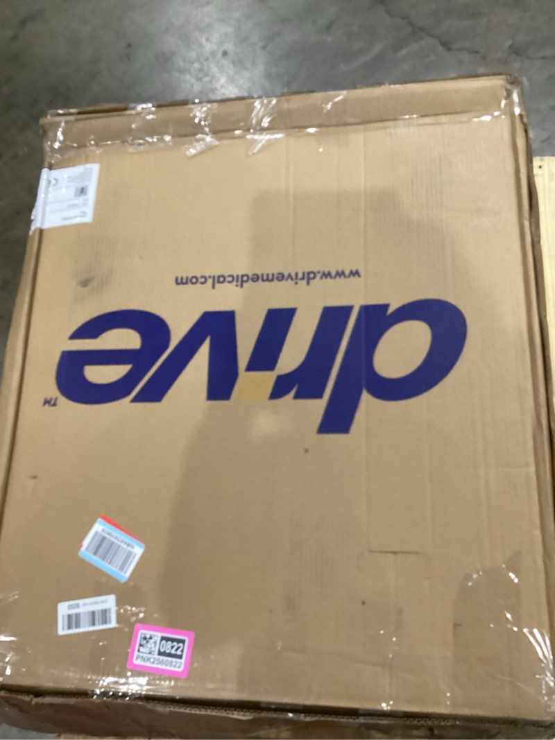 Condition photo showing Good Condition for Drive Medical Nitro Sprint Foldable Rollator Walker with Seat - Lightweight Support - Large Wheels - Compact Folding Design - Adjustable Comfort - Standard Size - Red Standard Red