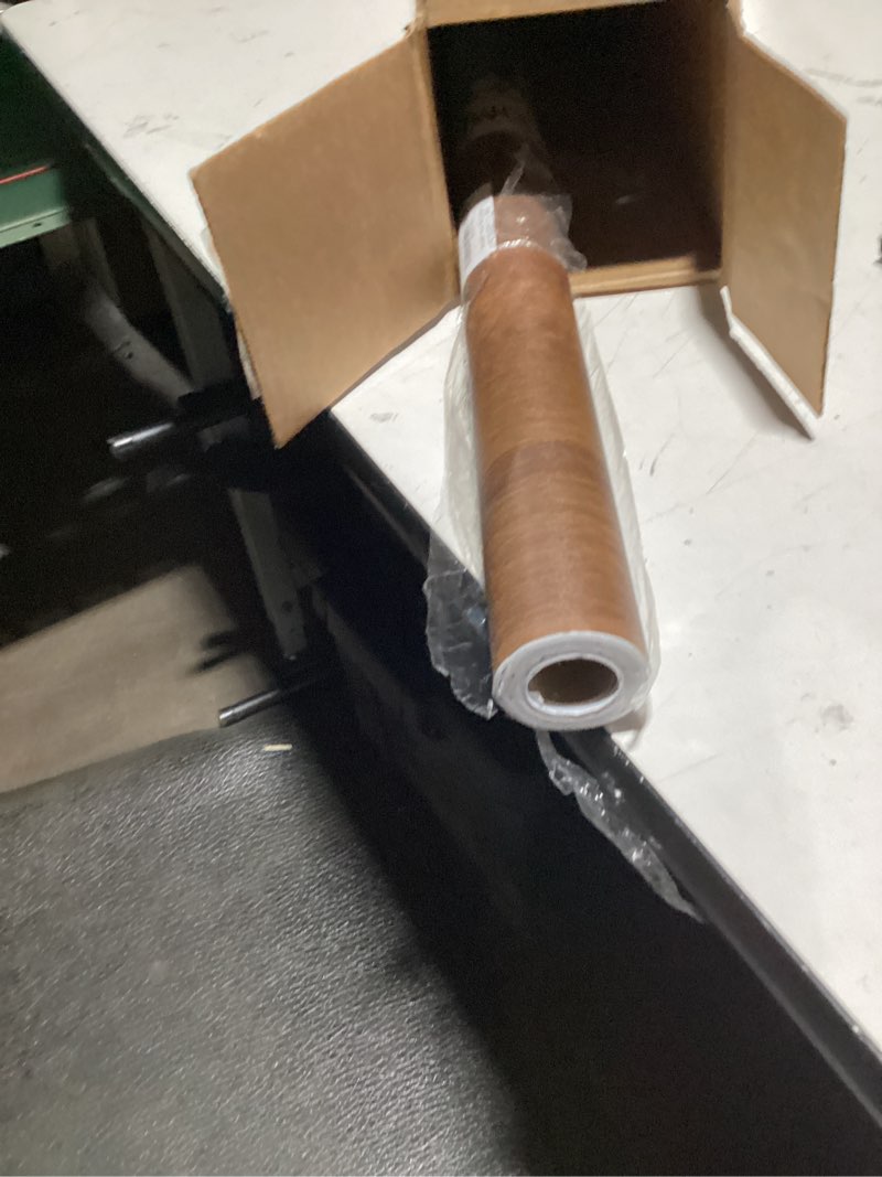 Condition photo showing Good Condition for Walnut Wood Contact Paper 31x157 inch Wood Peel and Stick Wallpaper Matt Thick Wooden Look Wallpaper Self-Adhesive Removable Wood Vinyl Wrap Wrap Furniture Decor Sticker for Countertop Cabinet