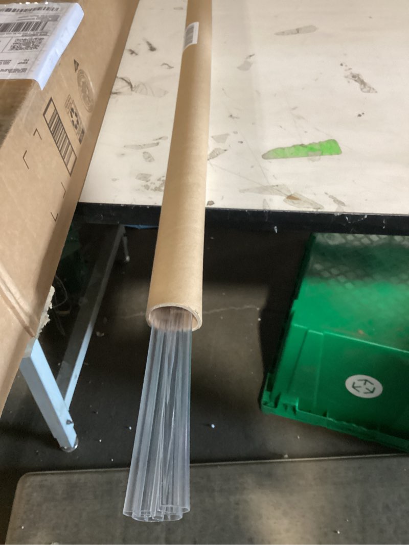 Condition photo showing Good Condition for glass shower door seal strip, 4 pack x 39" u for 3/8 inch glass sliding frameless shower door side seal, vertical shower door seal, ultra clear polycarbonate door sweep stop shower leaks 4pcs x 39" for 3/8" glass u-type side