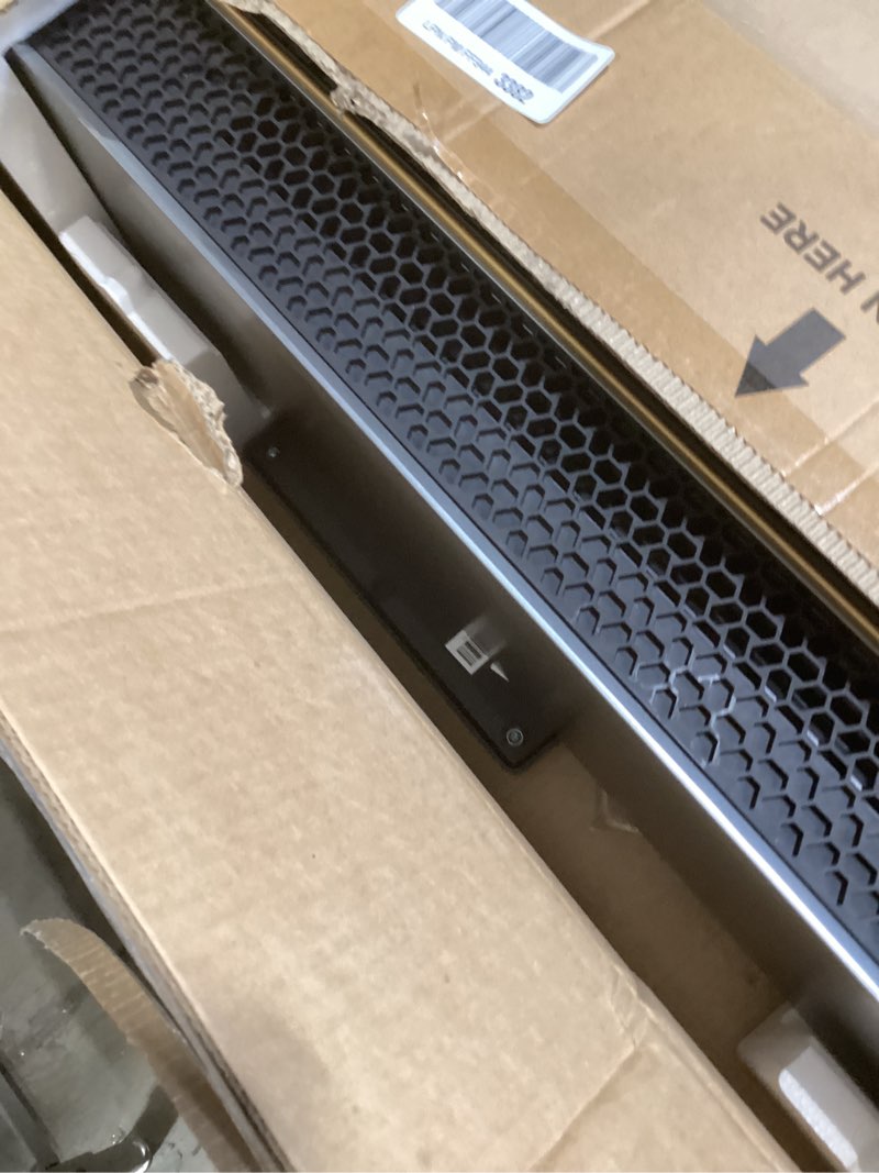 Condition photo showing New/Like New for Electric Heaters for Indoor Use, 32” Space Heater Large Room with Remote, 120° Oscillation, 5 Heat Levels, 3 Modes, Multiple Safety Protections, 1500W Ceramic Tower Heater for Bedroom, Silver
