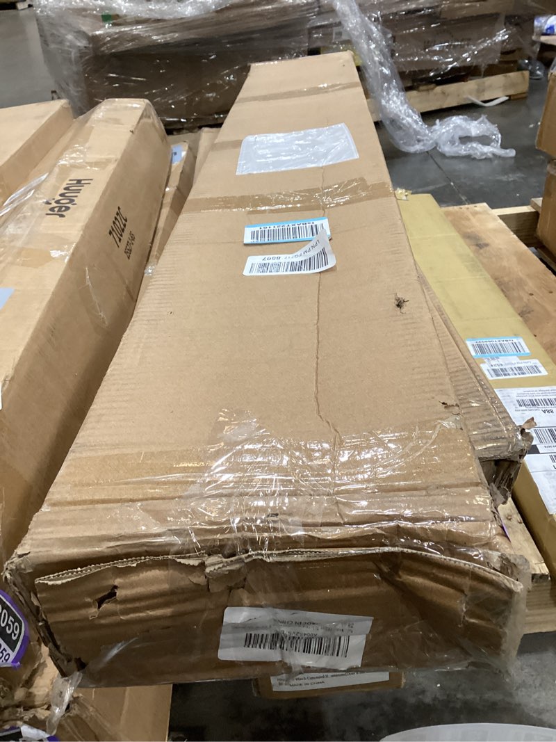 Condition photo showing As Is for oykshdf wall mounted floor tile storage rack, 10-layer porcelain sample display stand, 55.1in/140cm 