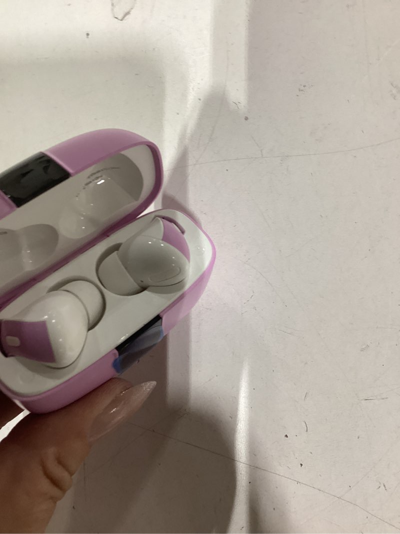Condition photo showing Good Condition for similar productjlab go air pop+ true wireless earbuds, in ear headphones, bluetooth earphones, 35h playtime ear buds, bluetooth earbuds with microphone, usb-c charging case, dual connect, eq3 sound, mauve pop+ mauve