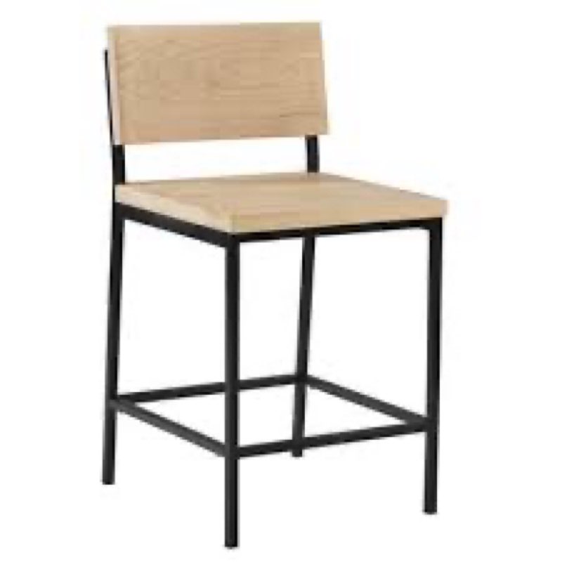Bridewell Counter Stool with Metal Frame 