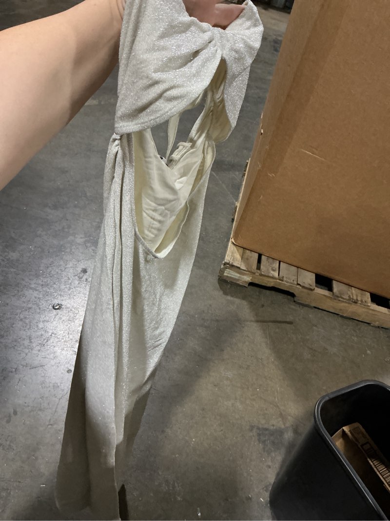 Condition photo showing New/Like New for weworewhat women's knit halter maxi small white