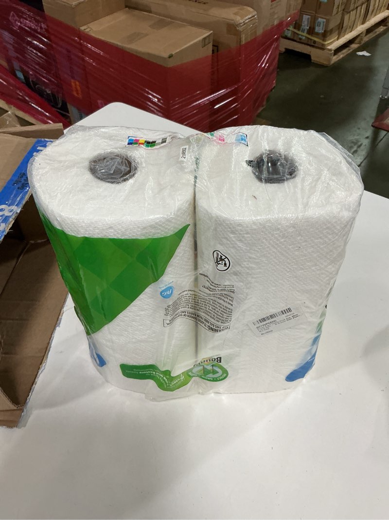 Condition photo showing New/Like New for Bounty Paper Towels Quick Size, White, Rolls Regular 2 Count (Pack of 1) White