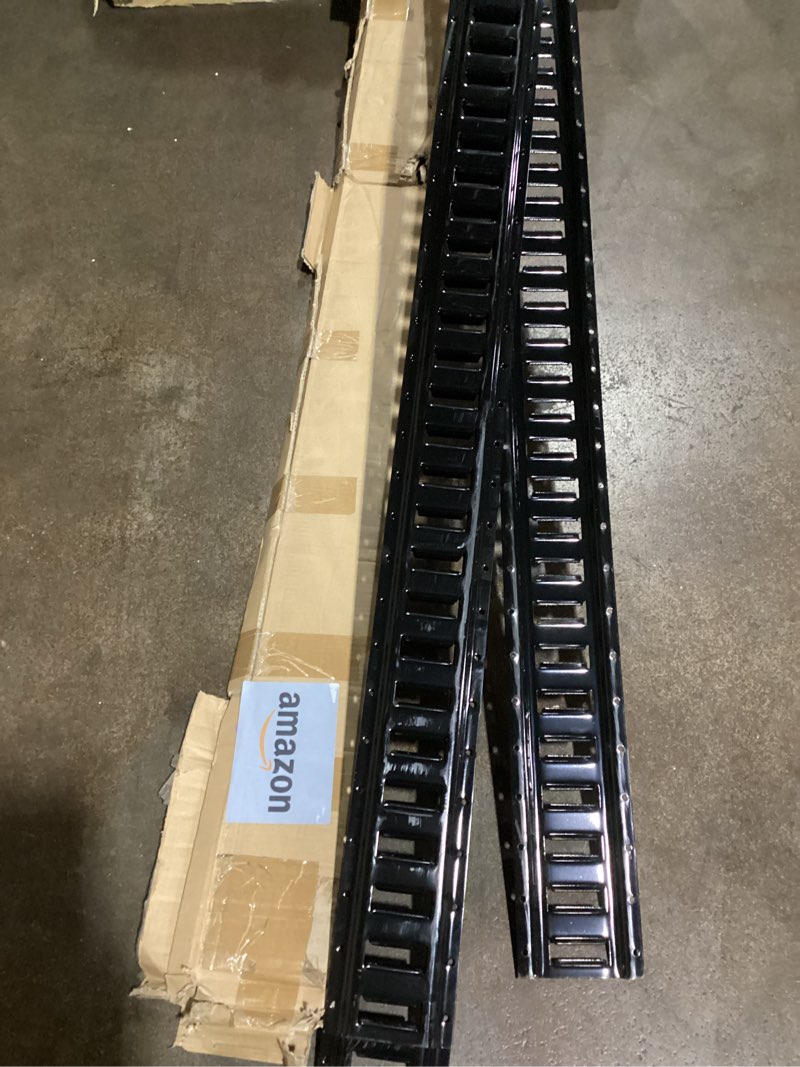 Condition photo showing Good Condition for E-Track Tie-Down Rail Kit, 8' E Track Rail 4 Pack for Garages, Vans, Trailers, Motorcycle Tie Downs, Powder Coat, 6,000 lbs Breaking Strength 8FT
