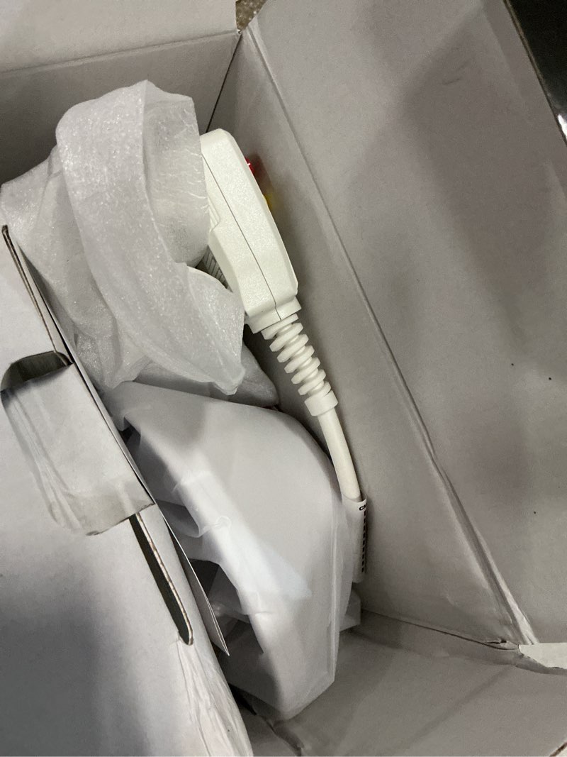 Condition photo showing Good Condition for hair dryer with diffuser, confu blow dryer for curly hair for women men, 21000prm travel hair dryer, portable lightweight fast drying negative ion hairdryer for home & travel white