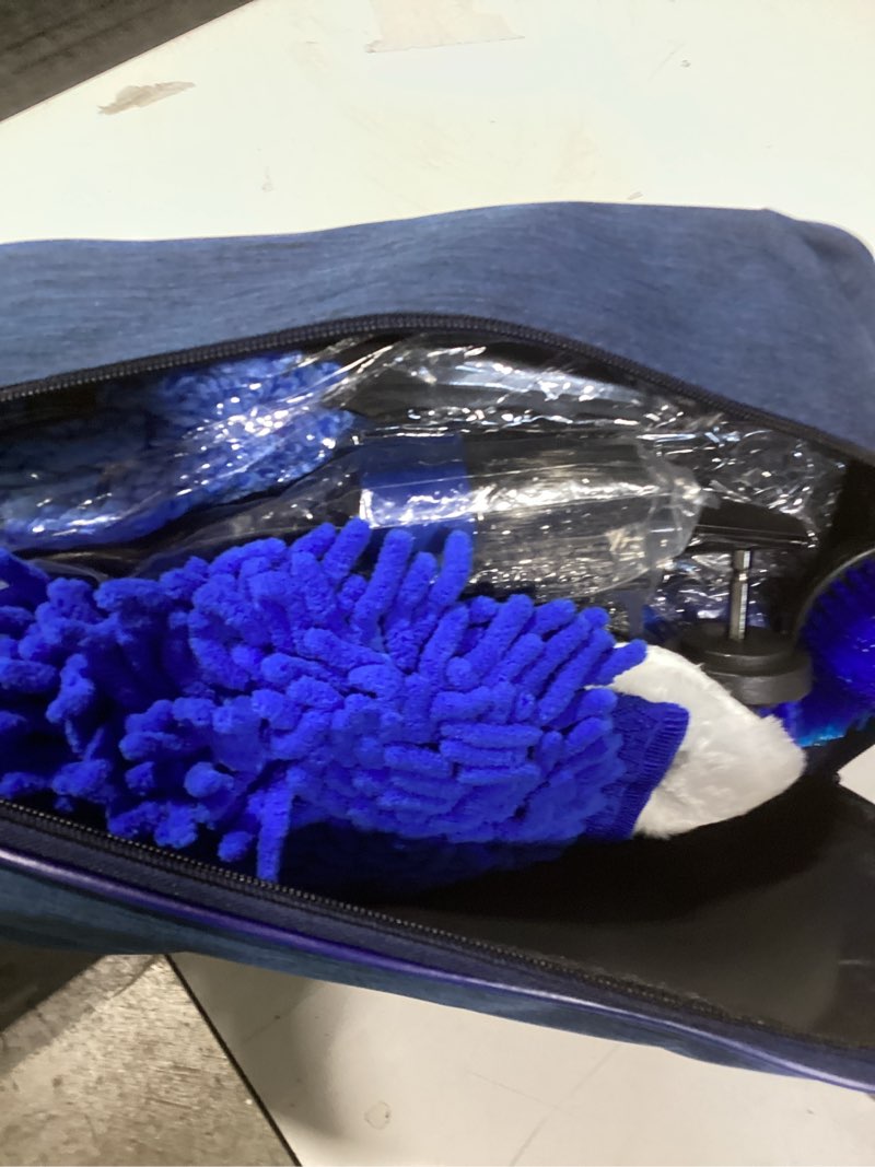 Condition photo showing New/Like New for 42Pcs Car Detailing Kit, Car Detailing Brush Set, Car Wash Cleaning Kit, Car Detailing Brushes, Professional Car Care Kit for Interior Exterior Wheels, Blue Blue 42pcs
