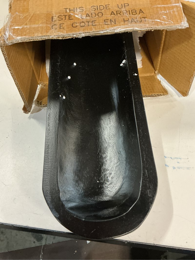 Condition photo showing Good Condition for wooden dough bowls decorative?rustic bread long bowls decor wood tray, hand carved for table centerpiece decor, home decor (10 * 6 * 2 inch black) 10*6*2 inch black