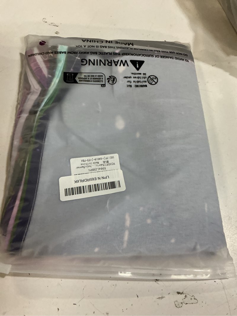 Condition photo showing New/Like New for fabric 10x8ft disco rainbow stage 70s 80s 90s backdrop vintage lights photography background rock music club neon glow party decorations photo banner 10'x8'