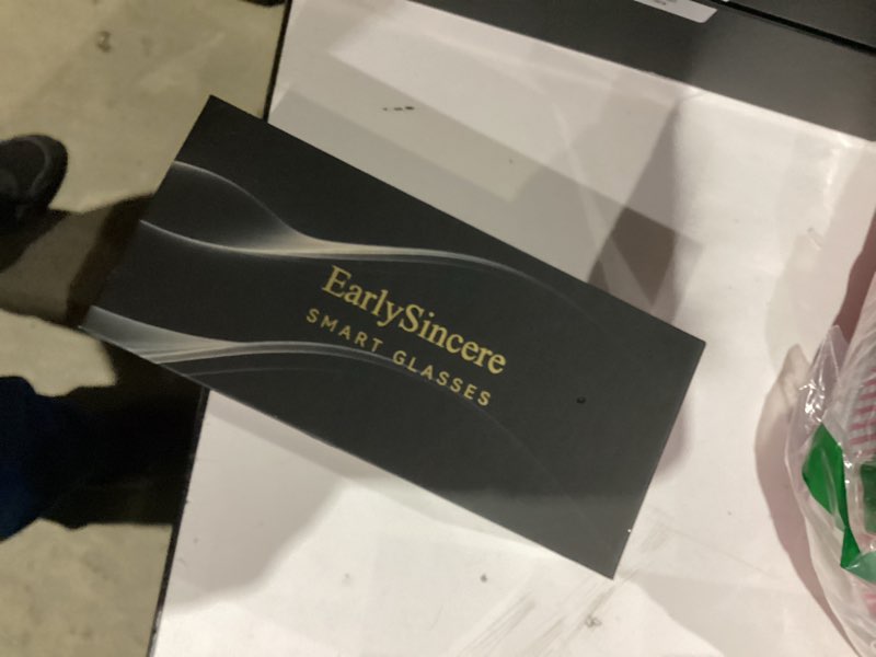 Condition photo showing As Is for Exclusive Edition – Smart Glasses With Camera: 8mp Camera Supporting 1080p Hd Video Recording, Photo/Video/Audio Recording, 410mah Battery, Includes Ai Assistant, Ai Translation, And Bluetooth Calling Porto red frame+black sunglasses lenses