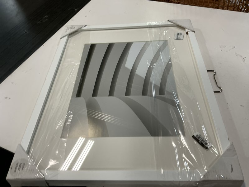 Condition photo showing Good Condition for 16" x 20" matted to 11"x 14" thin gallery frame white - threshold™: modern wall decor, beveled acid-free mat