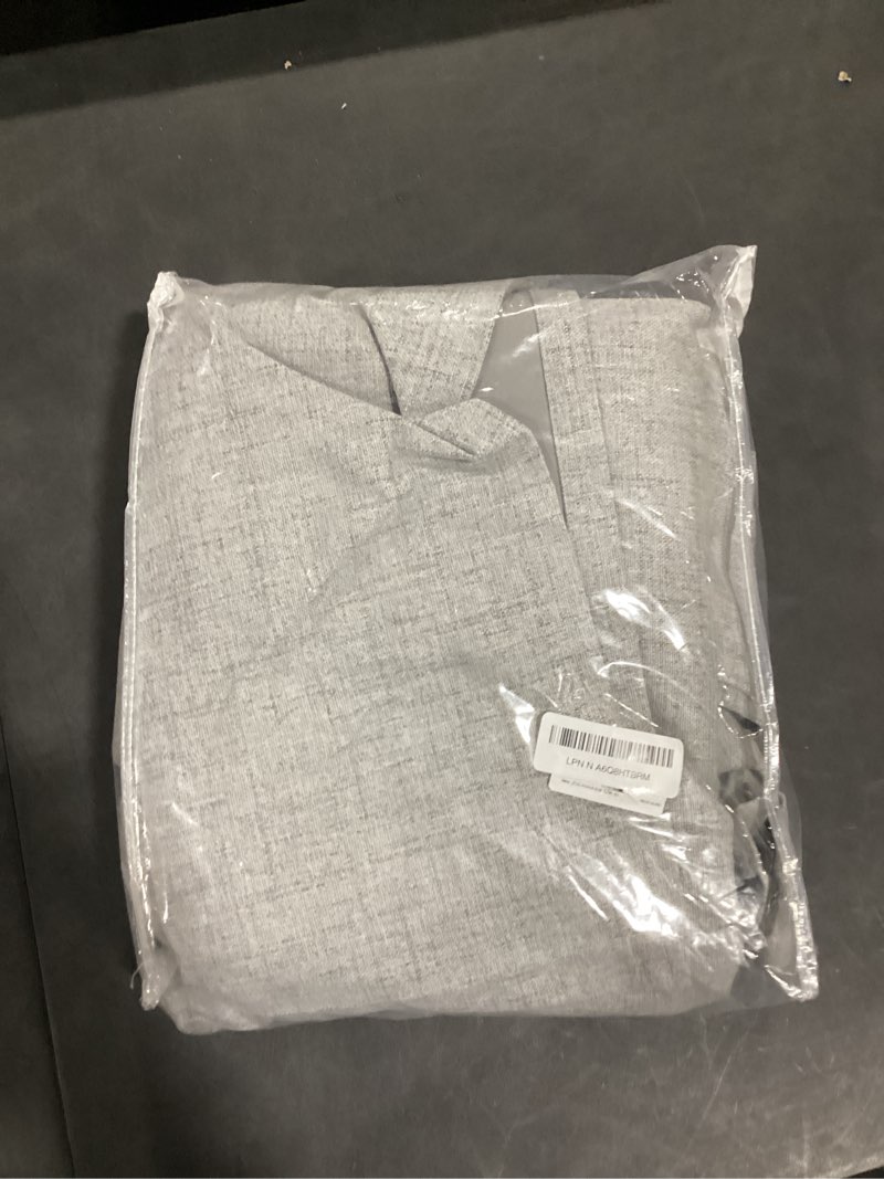 Condition photo showing New/Like New for 100% Blackout Curtains 90 Inch Length 2 Panels Set, Black Out Curtains for Living Room, Light Grey Thermal Insulated Grommet Drapes Bedroom Luxury Decor Privacy(52W × 90L inch, Light Grey) Grommet | Light Grey 52"W x 90"L (Pack of 2)