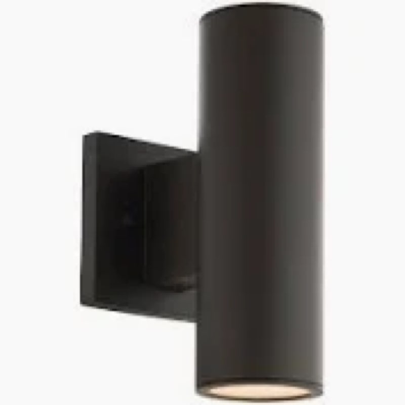 LED ARCHITECTURAL WALL SCONCE 15W 2000K LED ALEM BK
