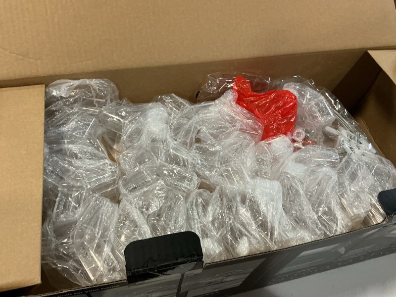 Condition photo showing As Is for feit electric 5 grid flexagon led hex light white finish wall/ceiling mount