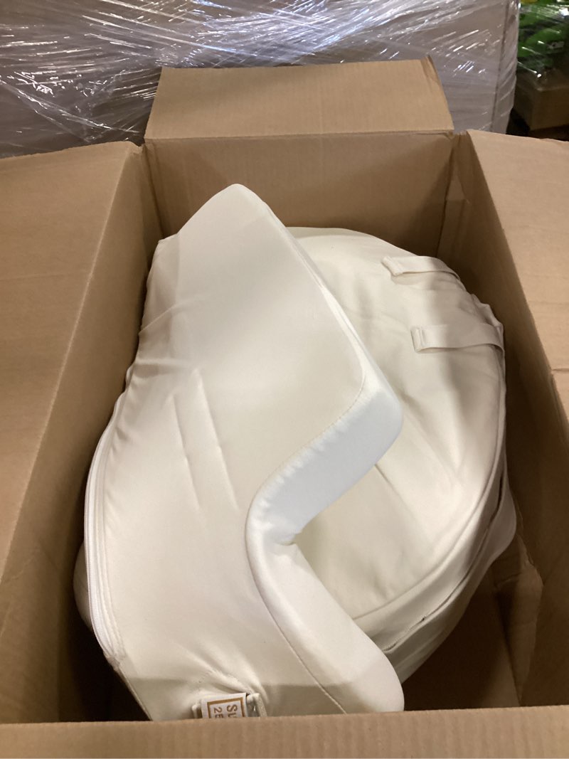 Condition photo showing As Is for my brest friend super deluxe nursing pillow - enhanced comfort & ergonomic breastfeeding pillow for ultimate support for mom & baby - adjustable and with handy side pocket,100% organic cotton oat organic oat super deluxe