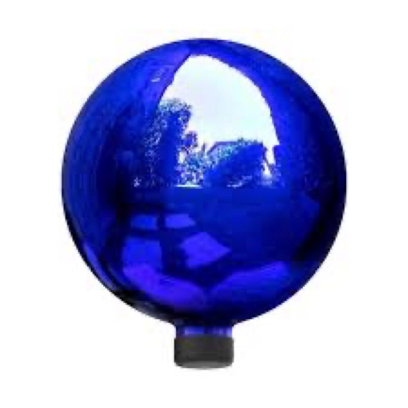 8 inch Stainless Steel Gazing Ball, E-Buying Indigo Blue Mirror Polished Hollow Seamless Gazing Glob