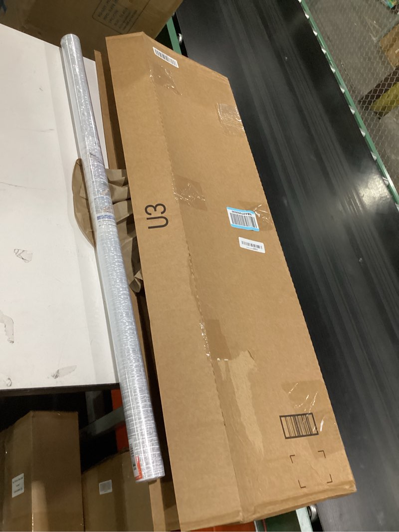 Condition photo showing Good Condition for haton window privacy film, frosted glass non-adhesive film, 35.4" x 118.1" | static cling removable uv heat block anti glare glass film for bathroom household window privacy with ocean wave pattern 35.4" x 118.1" ocean wave