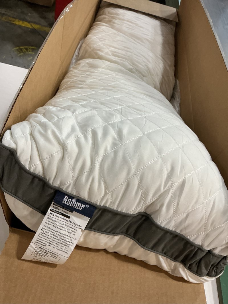 Condition photo showing As Is for Shredded Memory Foam Full Body Pillow, Long Hugging Bed Pillows for Adults, Breathable Extra-Firm Large Pillow for Side Sleep, Big Support Body Pillow for Sleeping (20 x 54 Inches)