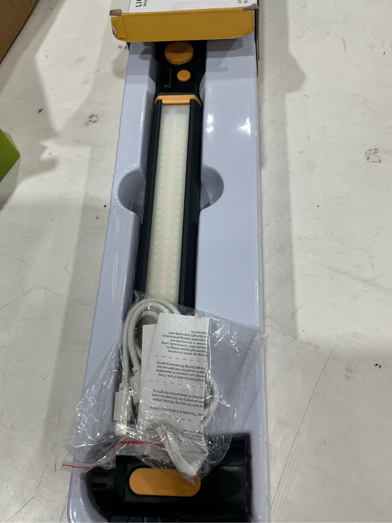 magnetic work light, 5200mah rechargeable led work light bar, 3000 lumens bright under-hood mechanic