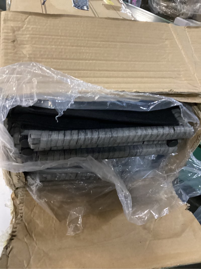 Condition photo showing Good Condition for sunnypark 2 pack tall planters for outdoor plants rattan modern tall square planter box with removable liners indoor outdoor porch patio flower pot (12’’ x 12’’ x 24’’) gray 2 pack