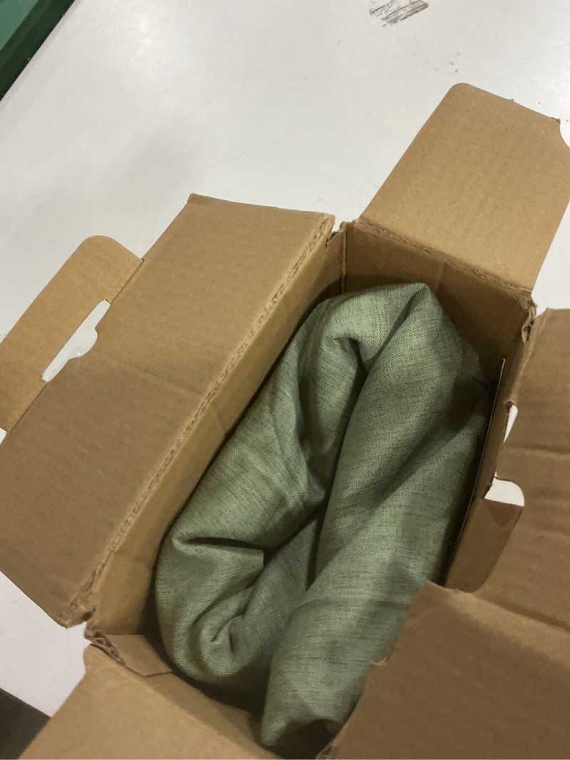 Condition photo showing Good Condition for MIULEE Sage Green Rectangle Linen Polyester Tablecloth with Decorative Cutouts Spring Waterproof Stain Resistant & Shrink-Proof Table Cloth 60x84 inch Farmhouse Style for Dining Wedding Party 84" x 60" (Rectangular) Sage Green