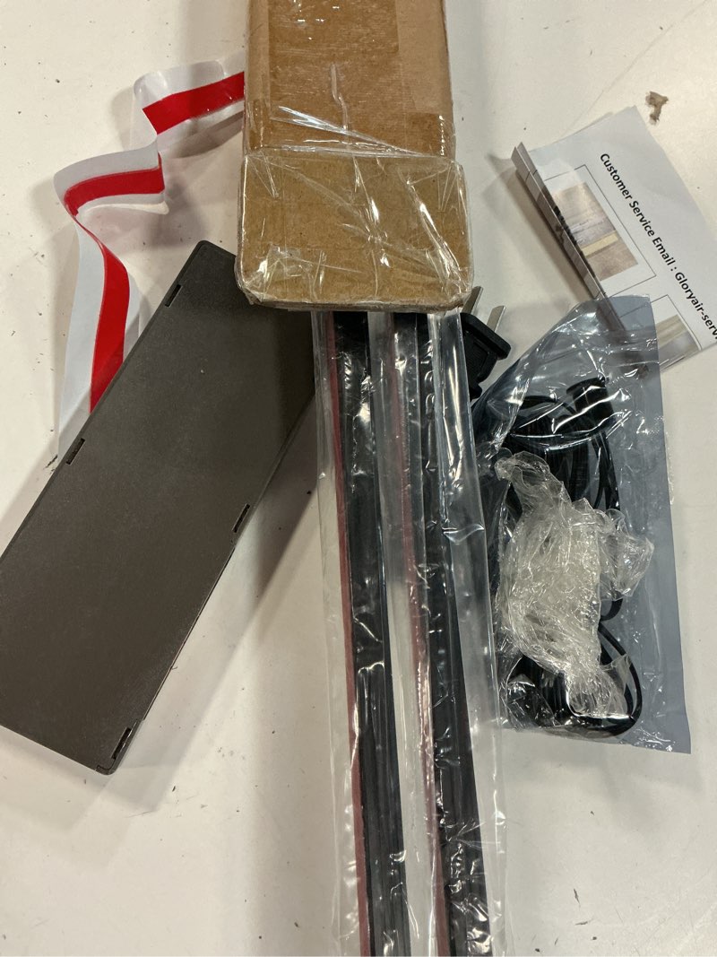 Condition photo showing Good Condition for slat wall lights - gloryair 6pcs black adhesive wall panel lights for interior wall decor, warm white 3000k touchable switch led lamp for wood slat acoustic panels, headboard, stairway, home decor black 16"+24"+40" x 2