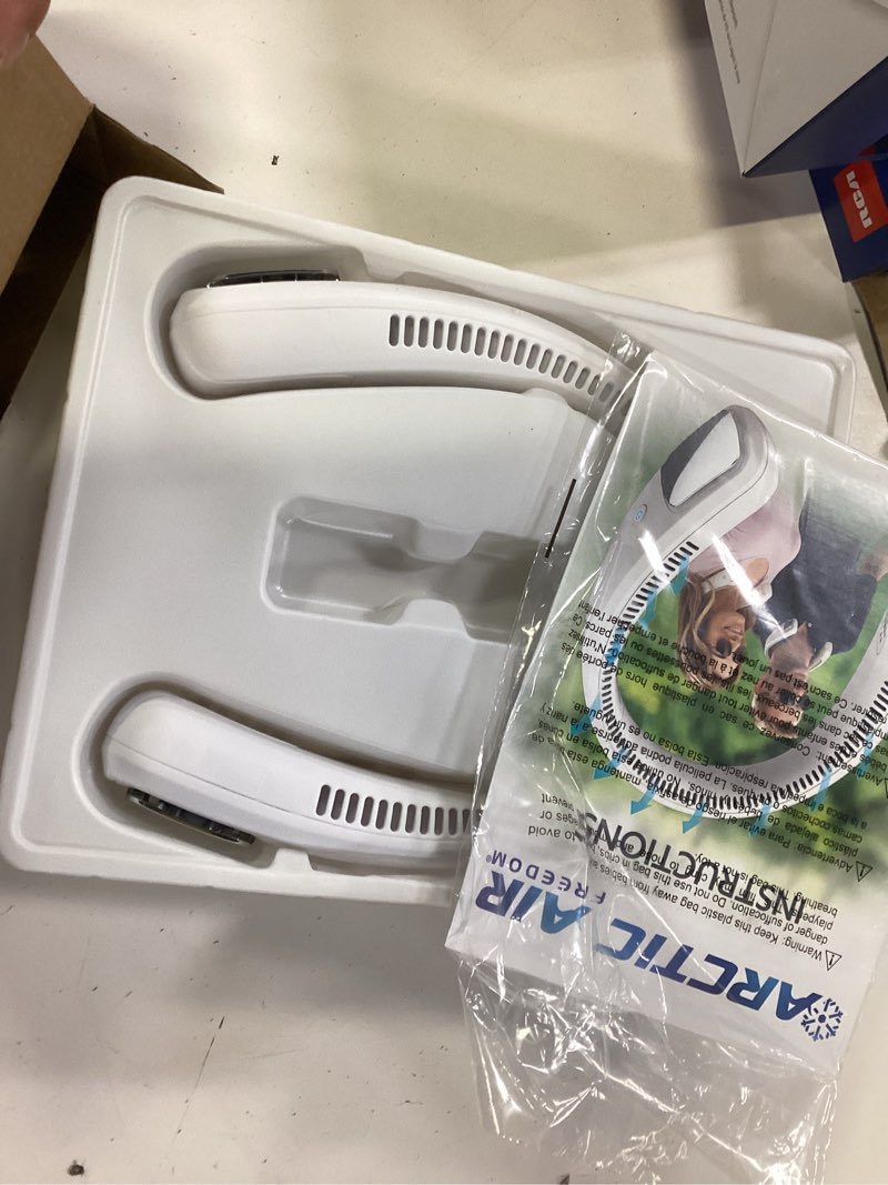 Condition photo showing Good Condition for arctic air freedom neck cooler, evaporative cooling with ionic purifier, 3 speeds & usb rechargeable battery, quiet & perfect for travel and outdoor, white, aafrdm-mc4