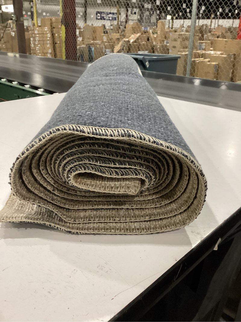 Condition photo showing As Is for loloi rifle paper co. maison collection mao-02 bough natural 2'-6" x 12'-0", .19" pile height, runner rug bough natural 2'6" x 12' (rectangular)