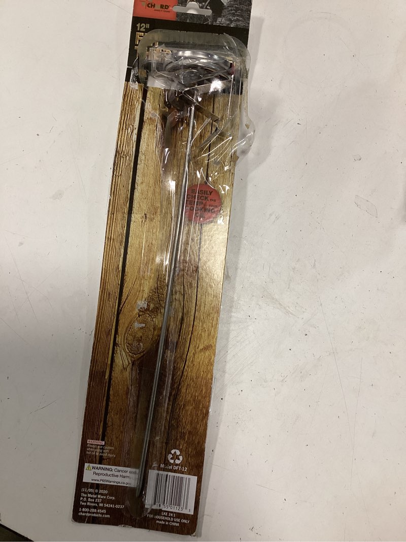 Condition photo showing As Is for chard dft-12, deep fry thermometer, stainless steel, 12 inch