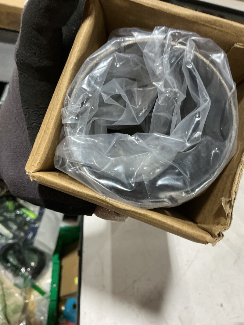 Condition photo showing Good Condition for 3 inch exhaust pipe, t304 stainless steel (ss tubo), flared & slotted end, polished finish, 17.3” length, 3” od-to-id adapter, thickened wall straight tubing for car truck exhaust system 3"-17.3"