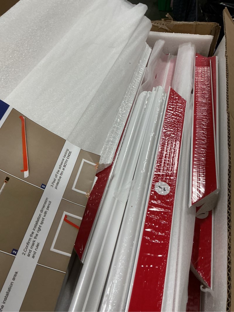 Condition photo showing New/Like New for NeatiEase 8 Set Peel and Stick Wall Molding Trim Kit, 16" x24" Premade Wainscoting Panels, Self Adhesive Moulding Panel for Interior Walls Picture Frame 16"x24" 8-Frame, White