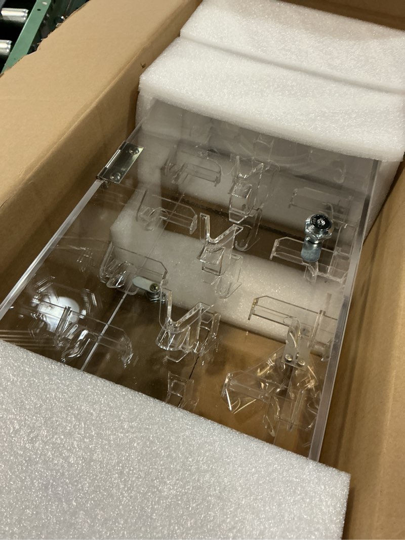 Condition photo showing Good Condition for Lockable Sunglasses Organizer, Acrylic Sunglass Display Stand With Mirror, Rotating Sunglass Display Case, Glasses Holder Eyeglass Storage, Sunglasses Tower for 24 Pairs