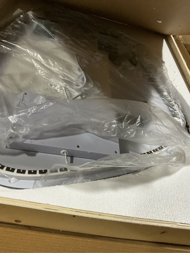 Condition photo showing Good Condition for Irregular LED Bathroom Mirror with Lights, 32"x24" Anti Fog Frameless Led Bathroom Vanity Mirror, Backlit Mirror for Bathroom Bedroom Living Room, 3 Colors, Explosionproof, Horizontal/Vertical Clear-a 32"L x 24"W