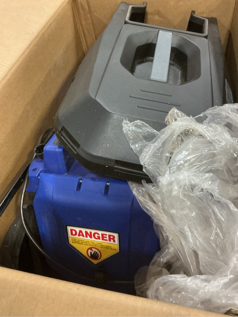 Condition photo showing As Is for wild badger power 40v 14? cordless lawn mower brushless,5,445 sq ft/0.125 ac,1×4.0ah battery & fast charger, 5-position height,for townhomes & small yards 40v 14" push