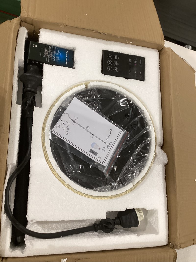 Condition photo showing Good Condition for Smart LED Floor Lamp with Fabric Shade, Dimmable Standing Lamp,Remote & App Control, Adjustable Brightness & Color Temperature for Living Room,Bedroom,Office,Farmhouse, Mid Century Modern Boho Decor ?